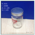 Glass Cylinder Jars 400ml with Screen Printing